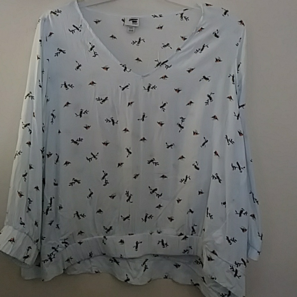 V-neck blouse